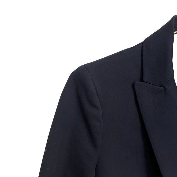 J. Crew Petite Bi Stretch Parke Navy Cotton Blend Single Button Blazer Size 0P - Picture 5 of 8